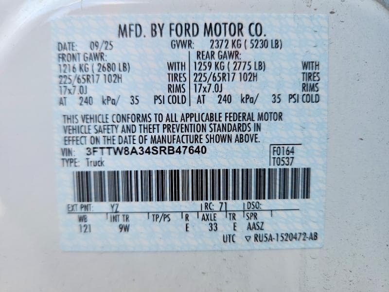 2025 FORD MAVERICK XL 13