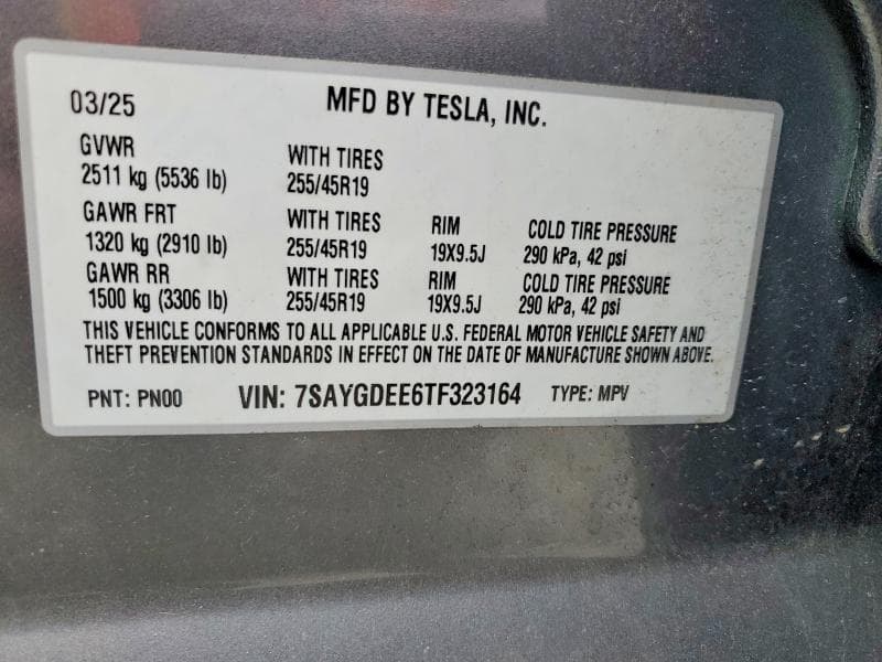 2026 TESLA MODEL Y 13