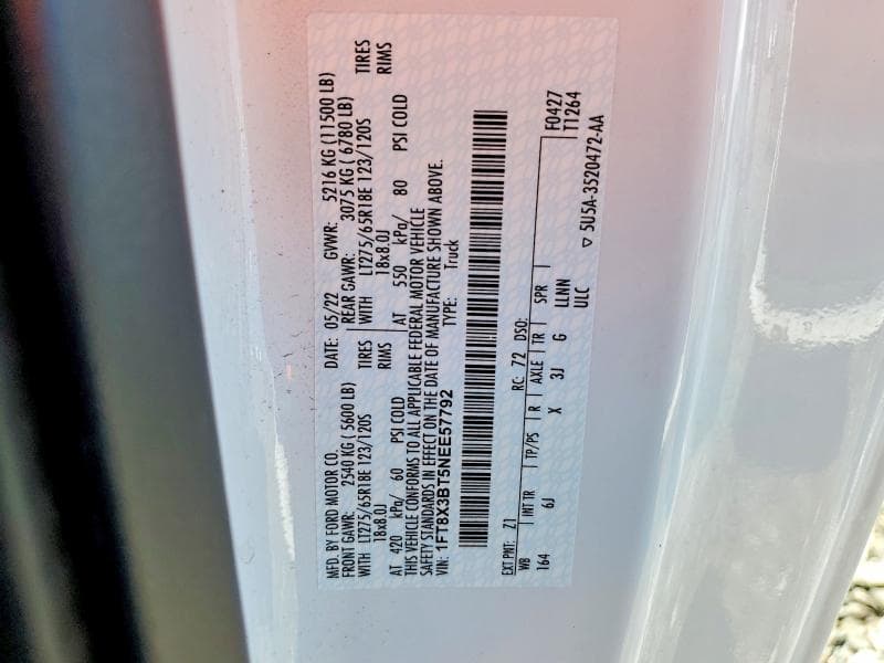2022 FORD F350 SUPER DUTY 13