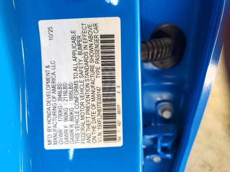 2026 HONDA CIVIC SPORT 12