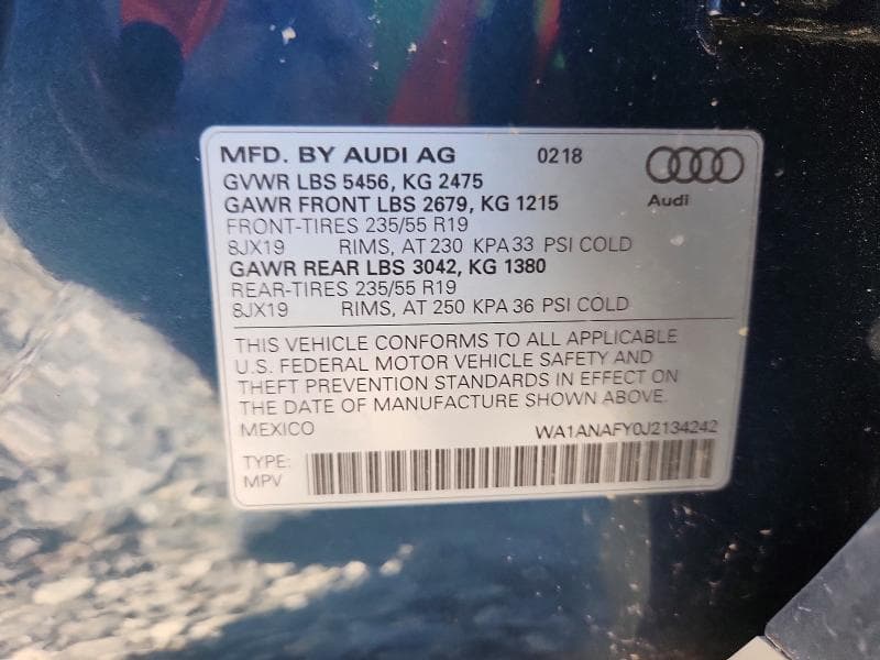 2018 AUDI Q5 PREMIUM 13
