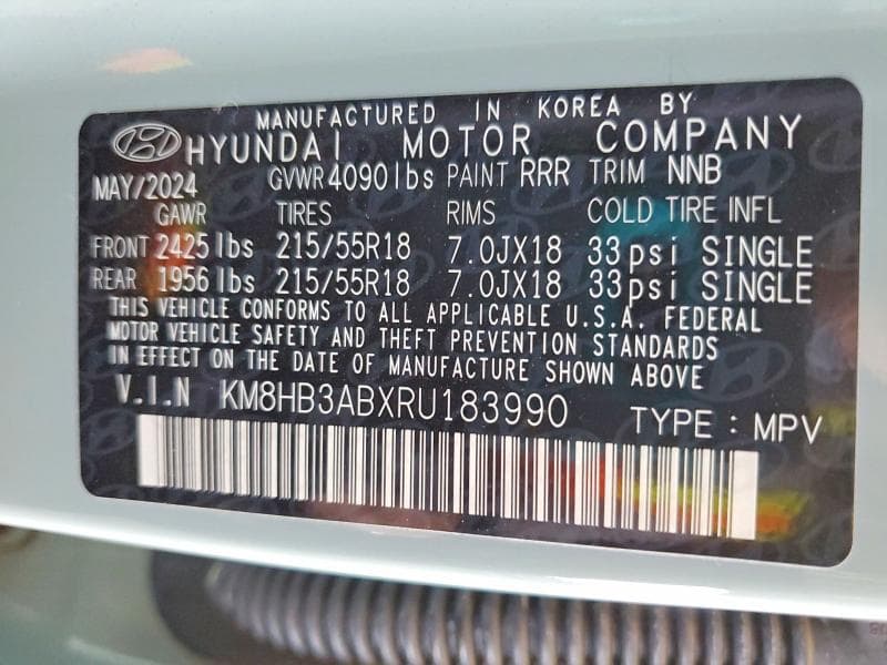 2024 HYUNDAI KONA SEL 12