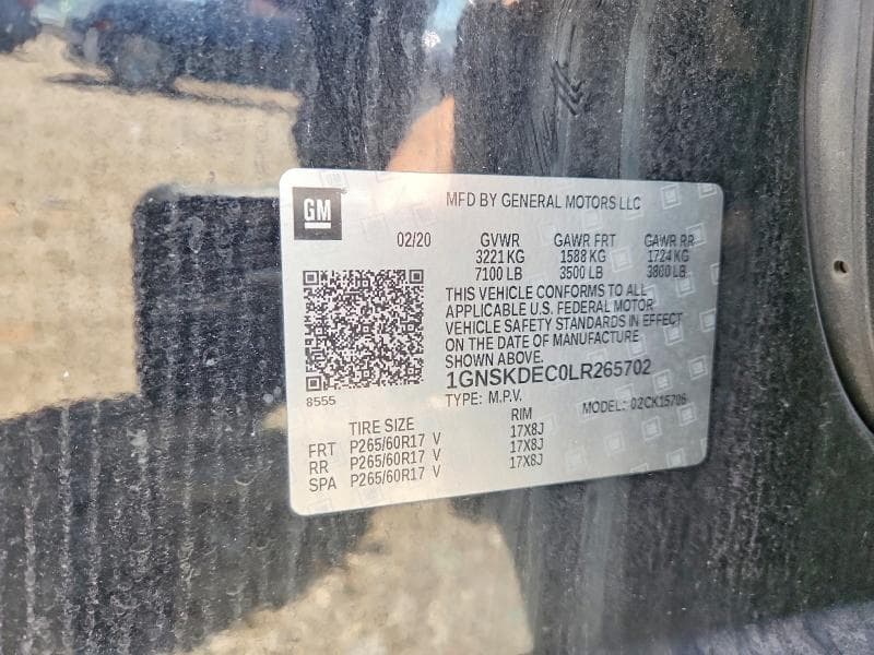 2020 CHEVROLET TAHOE 13