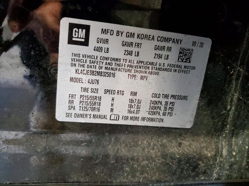 2021 BUICK ENCORE PREFERRED 14