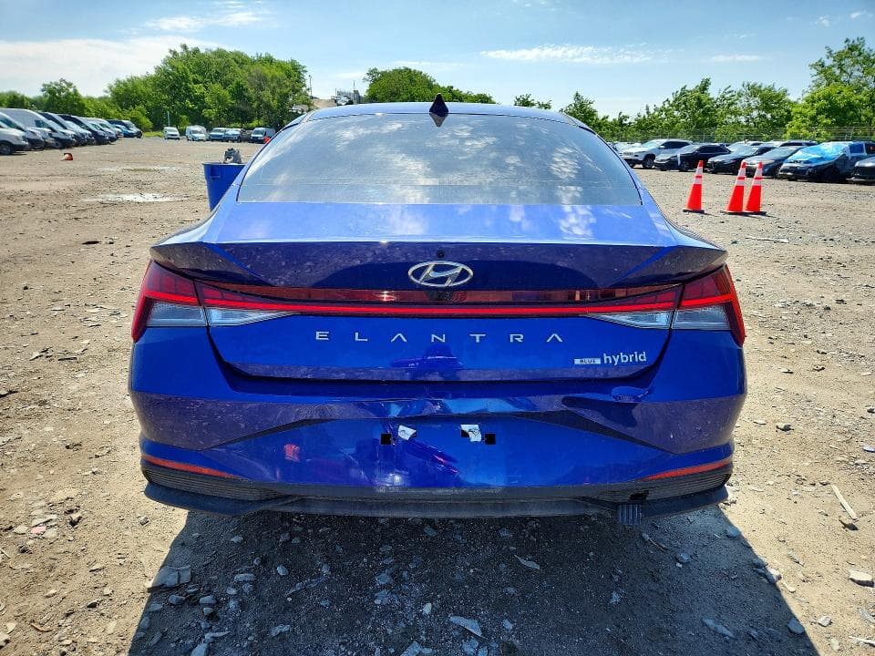 2022 HYUNDAI ELANTRA BLUE 6