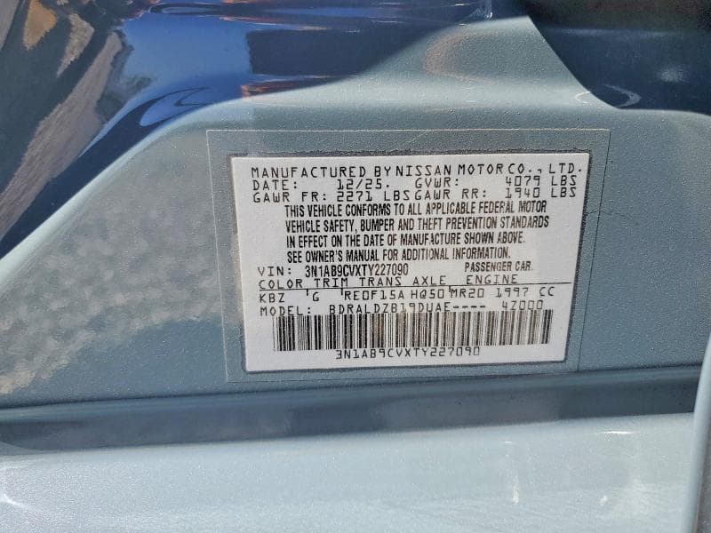 2026 NISSAN SENTRA SV 12