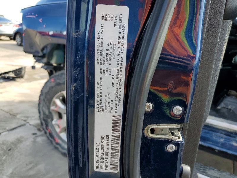 2022 RAM 2500 LARAMIE 12