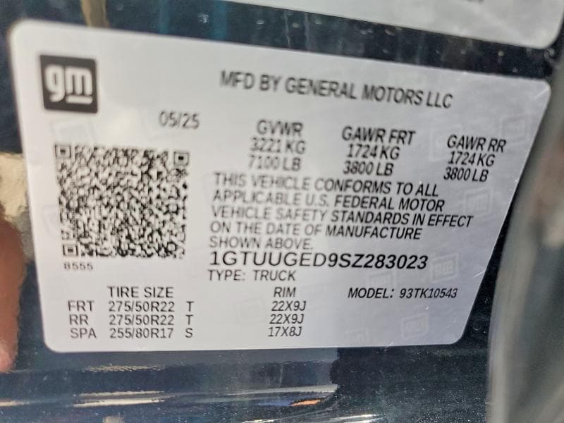 2025 GMC SIERRA K1500 DENALI 13