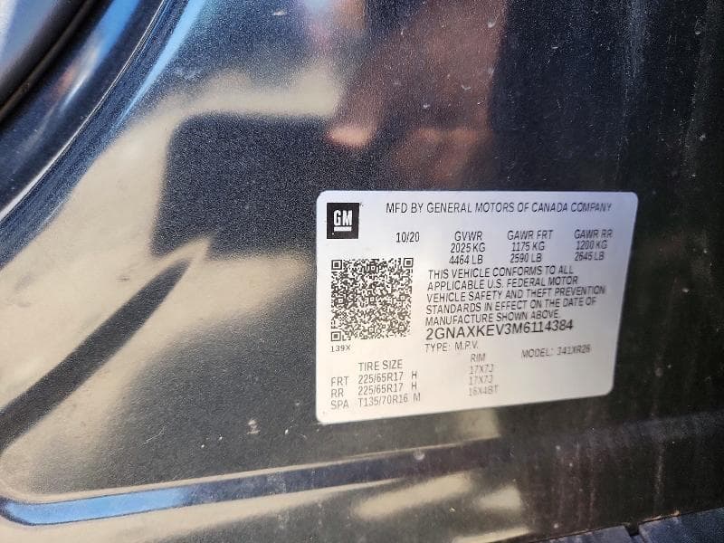 2021 CHEVROLET EQUINOX LT 13