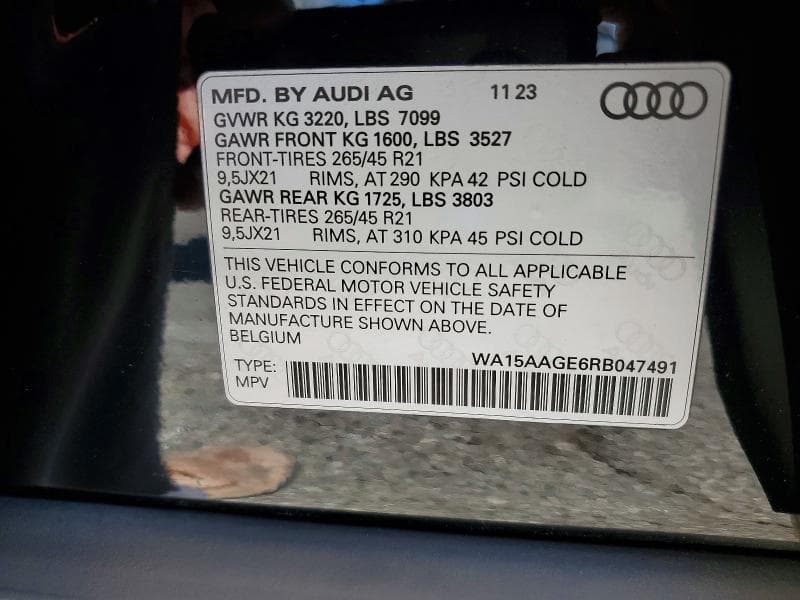 2024 AUDI Q8 E-TRON PREMIUM PLUS 13