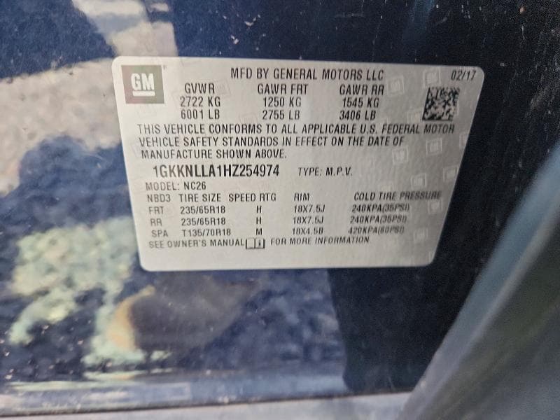 2017 GMC ACADIA SLE 13