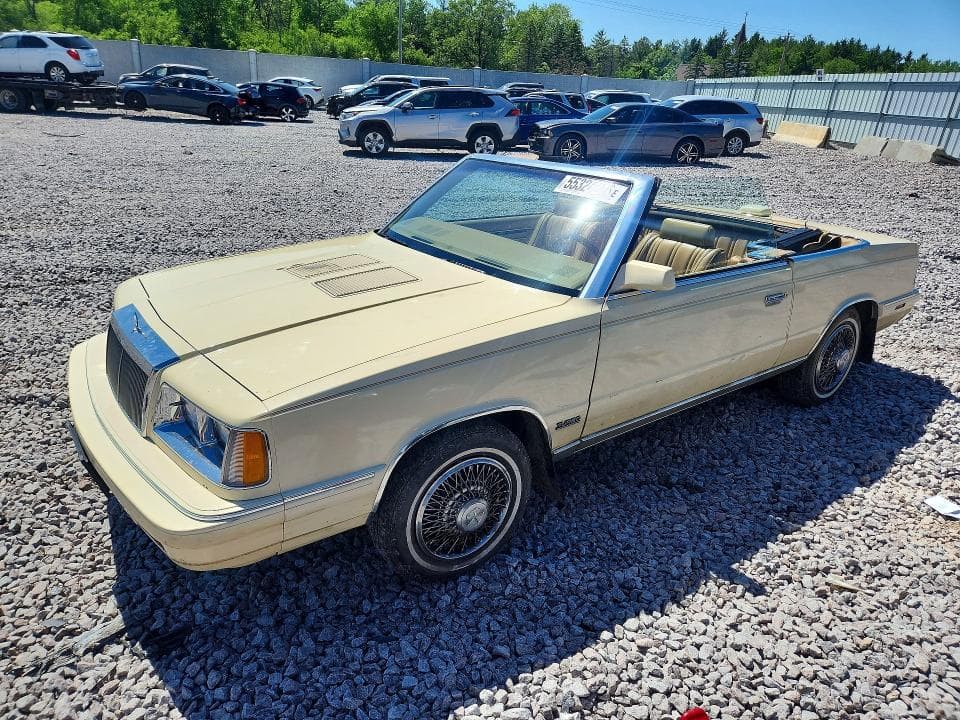 1986 CHRYSLER LEBARON - 1
