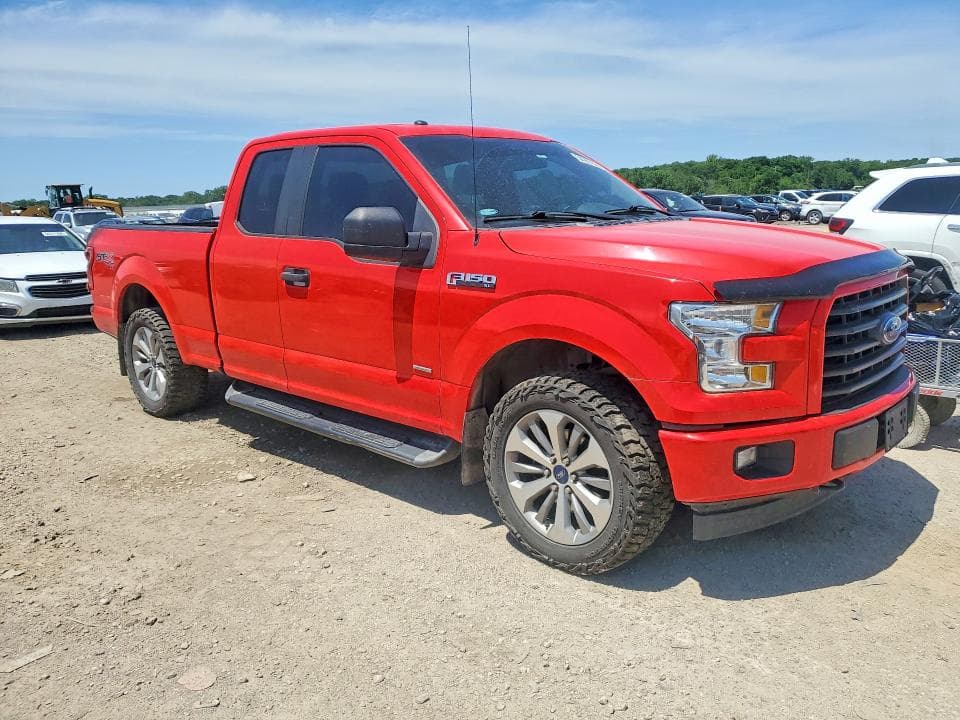 2017 FORD F150 SUPER CAB 4