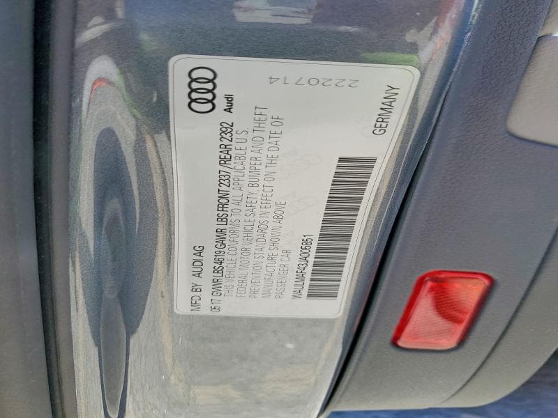 2018 AUDI A4 PREMIUM PLUS 12