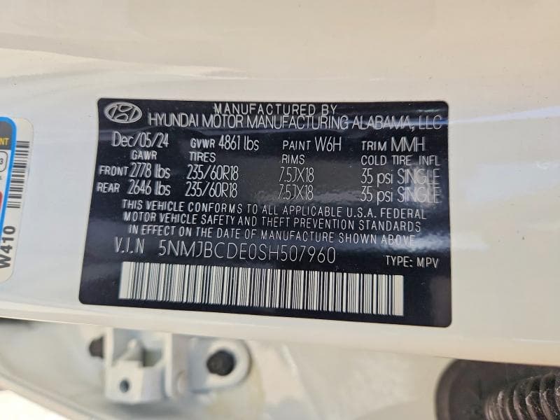 2025 HYUNDAI TUCSON SEL 13