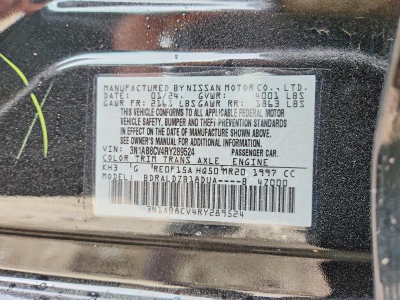 2024 NISSAN SENTRA SV 12