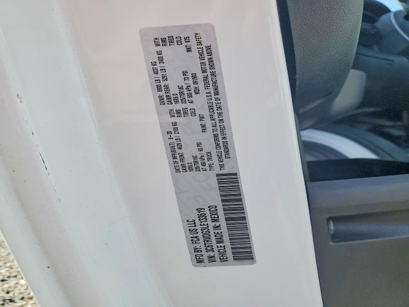 2020 RAM PROMASTER 2500 2500 HIGH 13