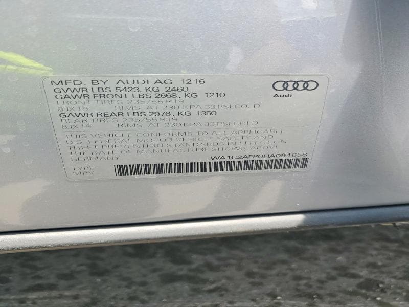 2017 AUDI Q5 PREMIUM 13