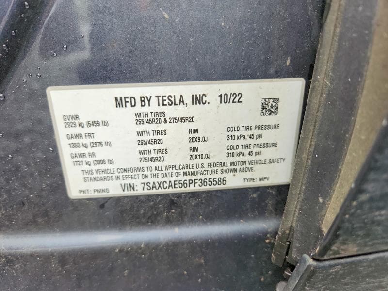 2023 TESLA MODEL X 13