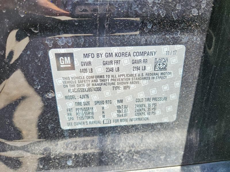 2018 BUICK ENCORE ESSENCE 13