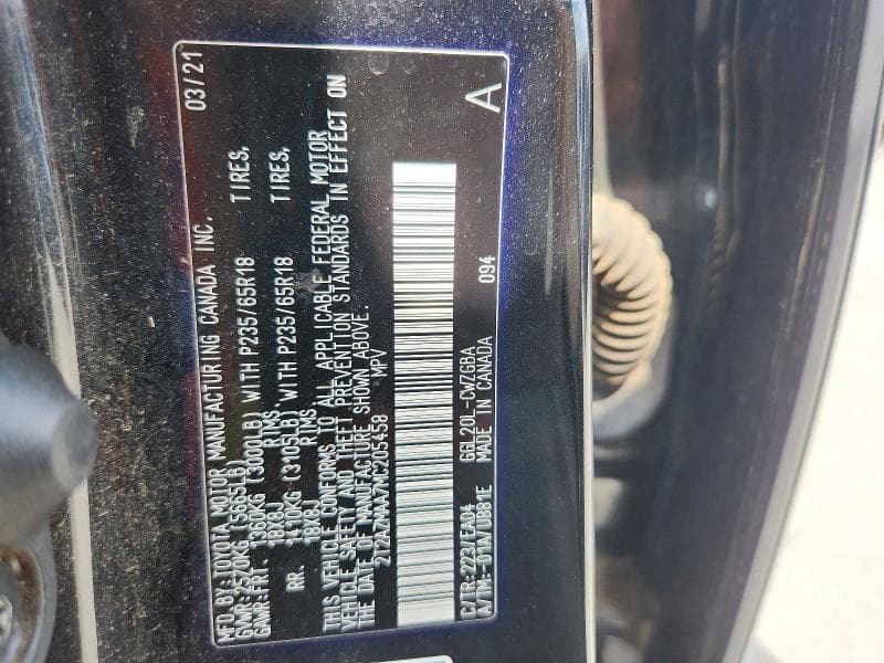 2021 LEXUS RX 350 BASE 13
