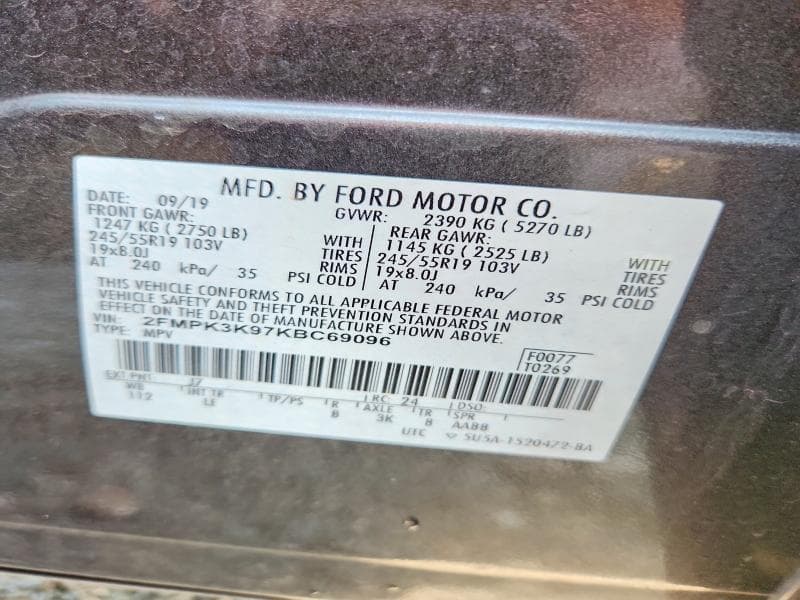 2019 FORD EDGE TITANIUM 26