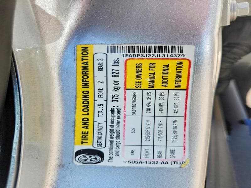 2018 FORD FOCUS TITANIUM 12