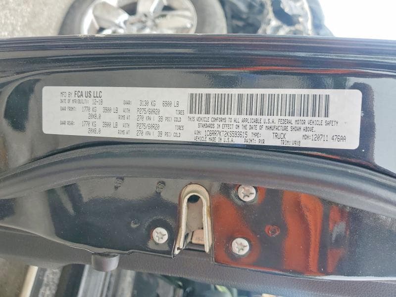 2019 RAM 1500 CLASSIC TRADESMAN 12
