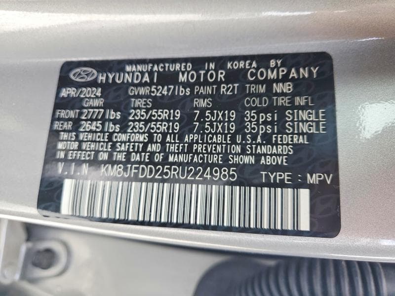 2024 HYUNDAI TUCSON LIMITED 13