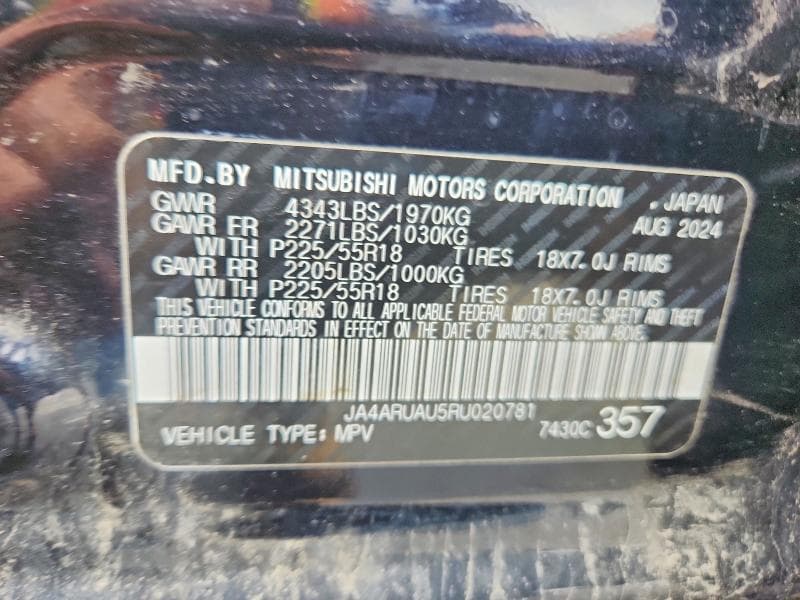 2024 MITSUBISHI OUTLANDER SPORT S 13