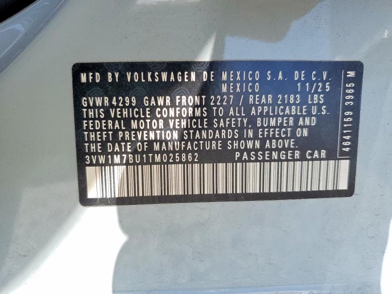 2026 VOLKSWAGEN JETTA 12