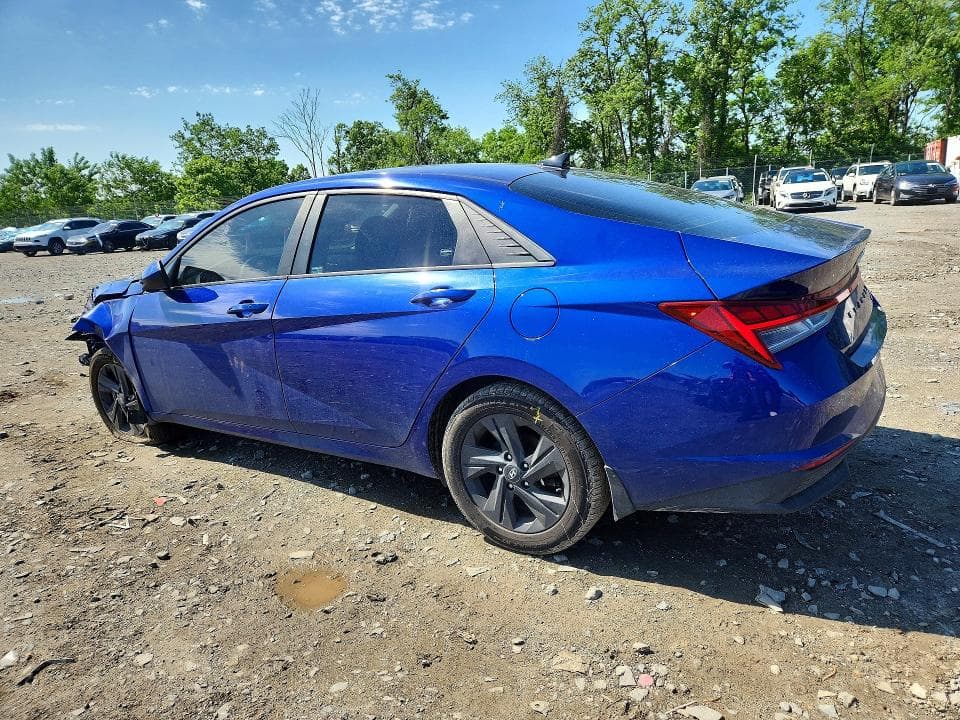 2022 HYUNDAI ELANTRA BLUE 2