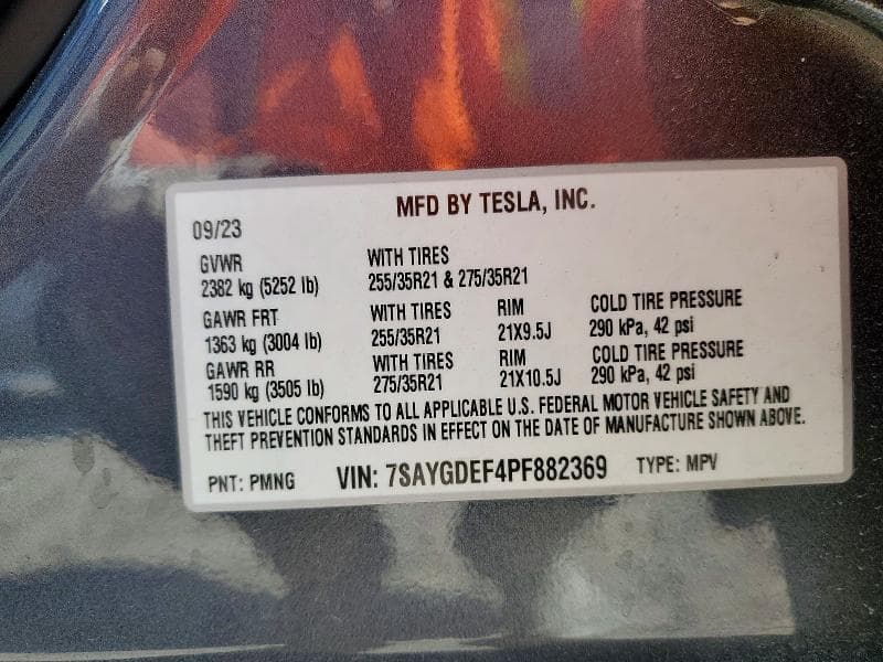 2023 TESLA MODEL Y 14