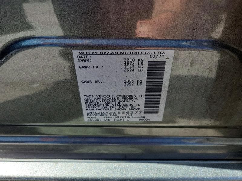 2024 NISSAN LEAF SV PLUS 12