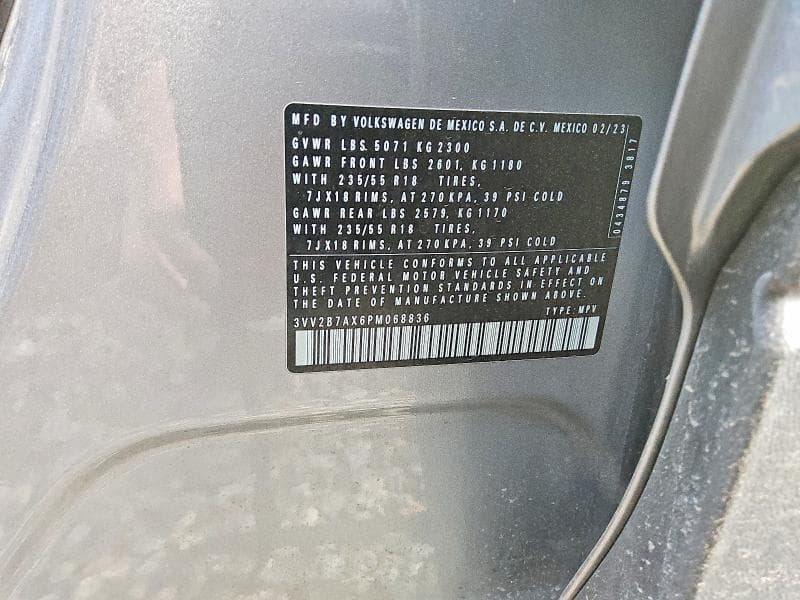 2023 VOLKSWAGEN TIGUAN SE 7