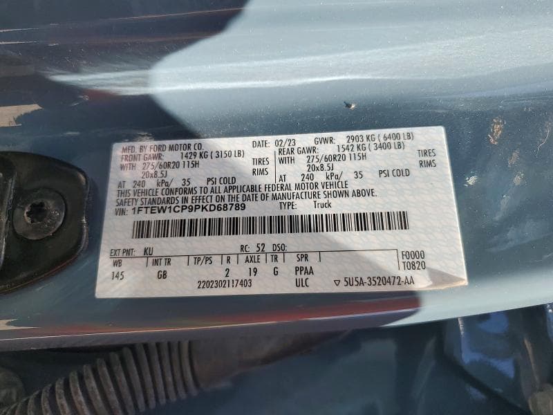 2023 FORD F150 SUPERCREW 23