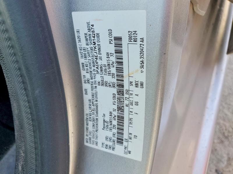 2019 FORD FIESTA SE 12