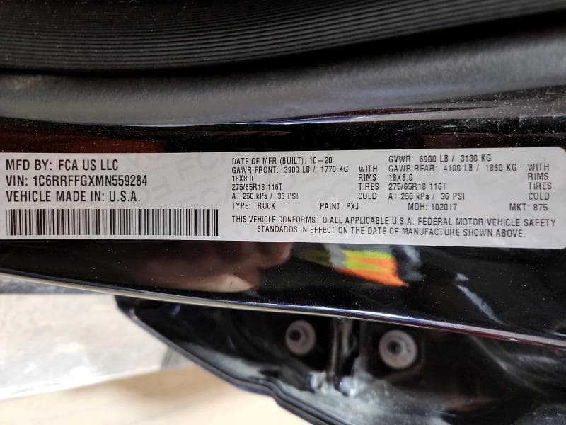 2021 RAM 1500 BIG HORN 12