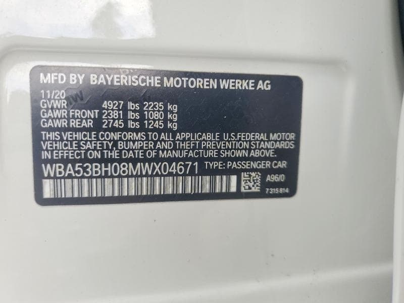 2021 BMW 530 I 13