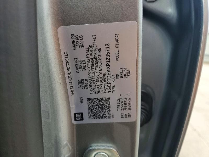 2023 CHEVROLET COLORADO Z71 12