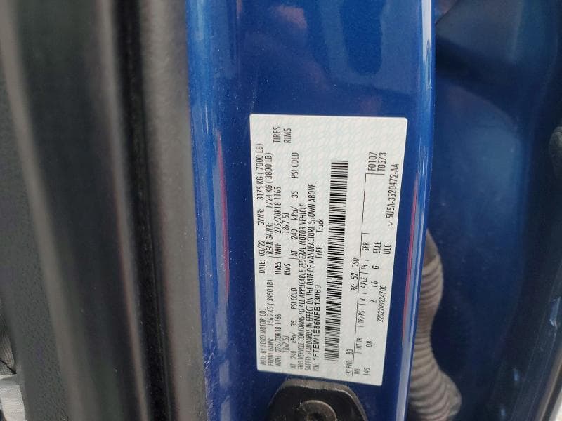2022 FORD F150 SUPERCREW 12