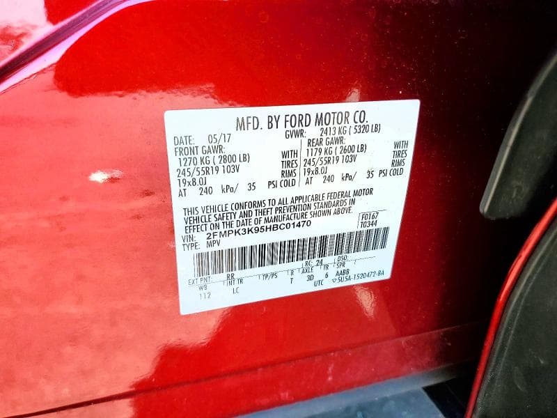 2017 FORD EDGE TITANIUM 14