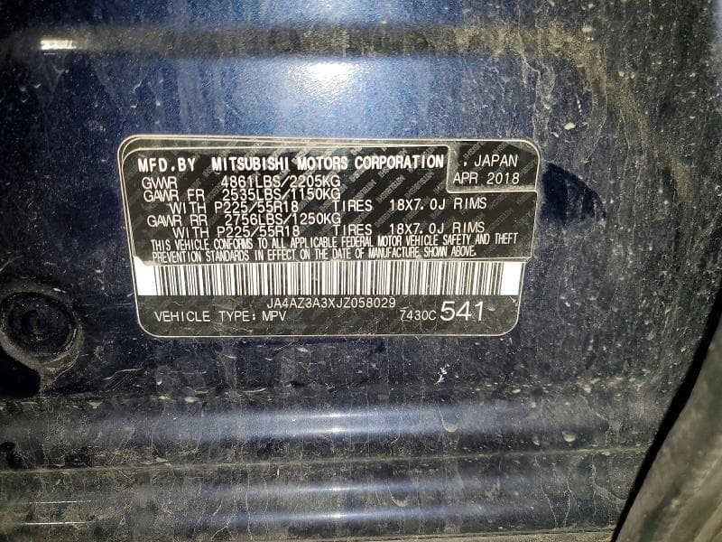 2018 MITSUBISHI OUTLANDER SE 13