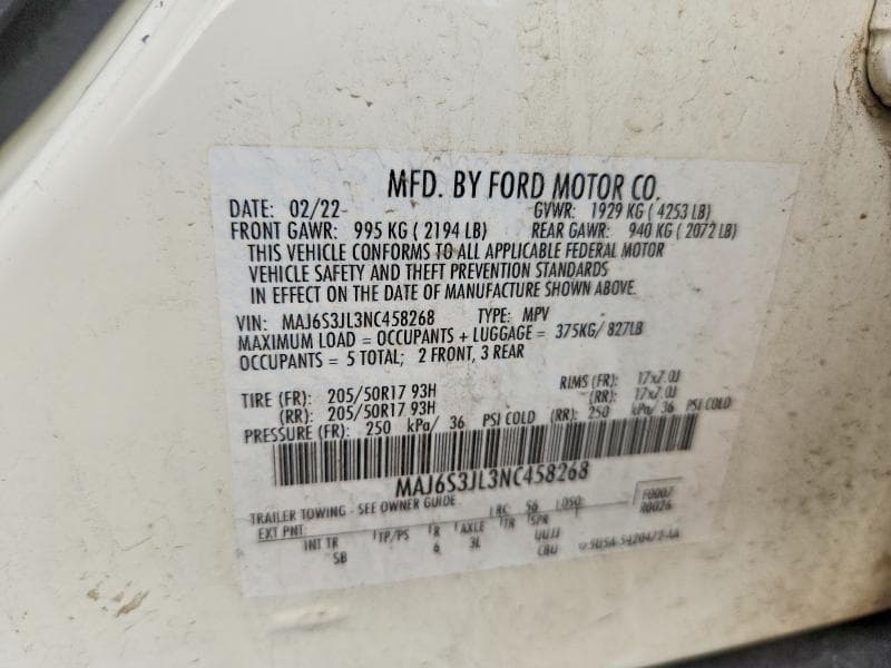 2022 FORD ECOSPORT SES 12
