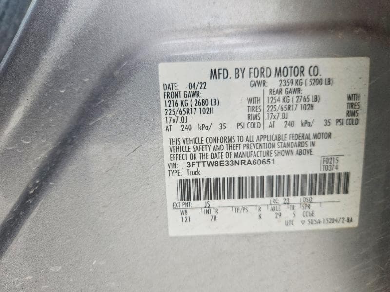 2022 FORD MAVERICK XL 13
