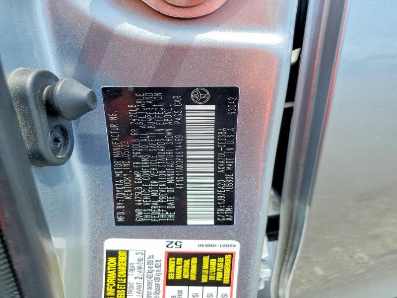 2023 TOYOTA CAMRY SE 13