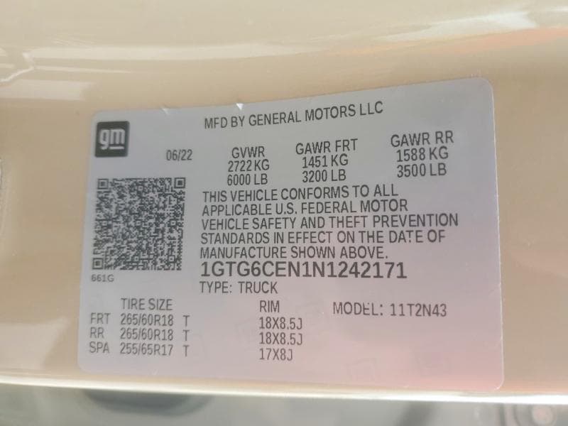 2022 GMC CANYON ELEVATION 12