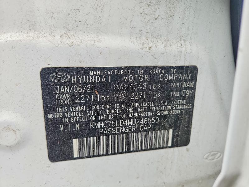 2021 HYUNDAI IONIQ SEL 12