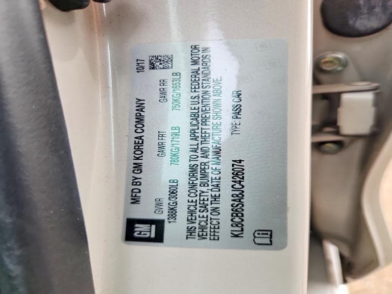 2018 CHEVROLET SPARK LS 12