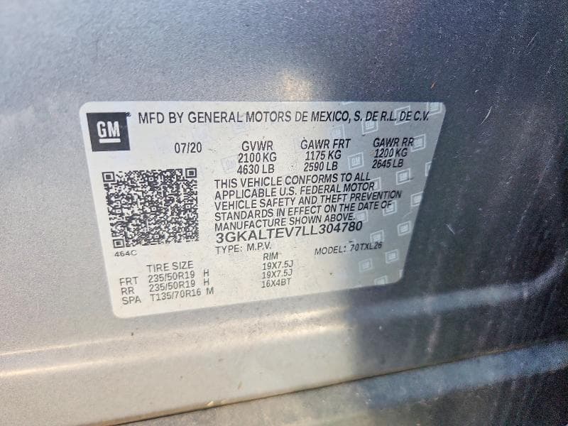 2020 GMC TERRAIN SLE 13